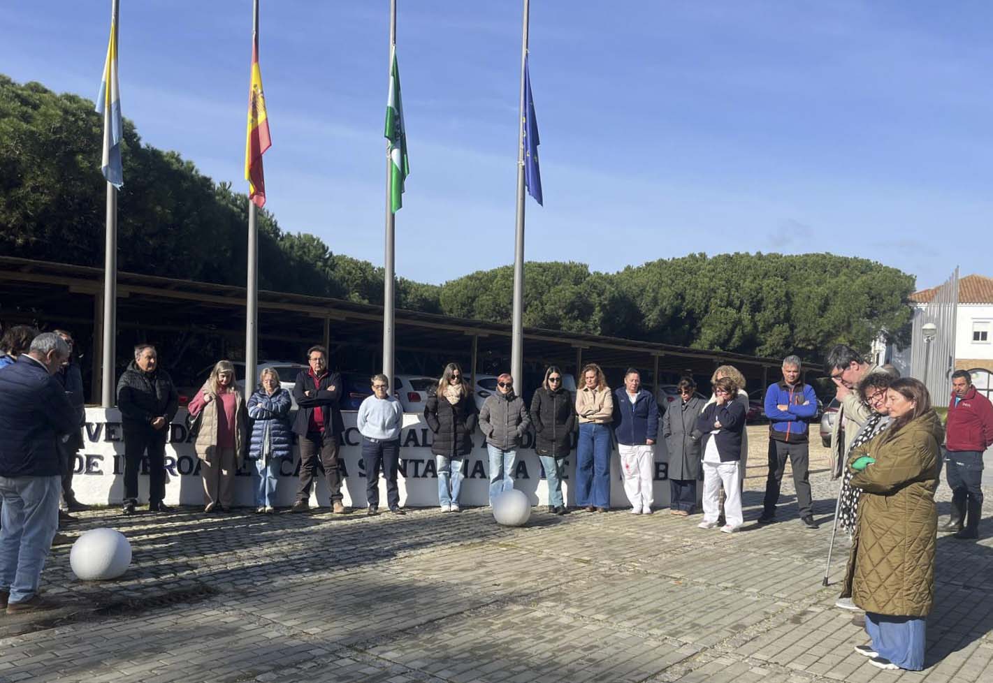 Minuto silencio víctimas tren Rábida