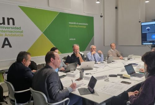Sesión del Consejo de Gobierno de la Universidad Internacional de Andalucía