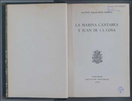 La marina cántabra y Juan de la Cosa La marina cántabra y Juan de la Cosa