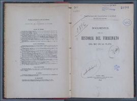 Documentos para la historia del virreinato del Rio de la Plata (T.II) Documentos para la historia del virreinato del Rio de la Plata (T.II)