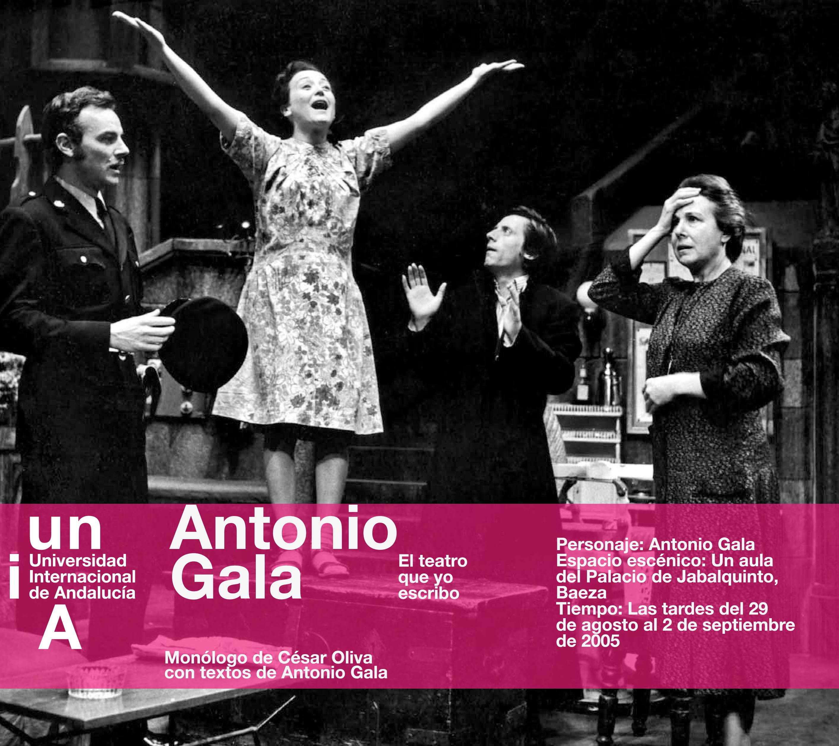 Imagén de unos actores interpretando una obra de teatro