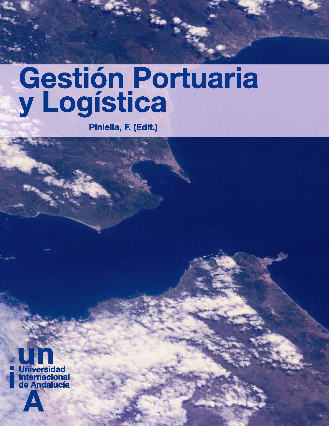 En la portada se aprecia un mapa del Mediterraneo, con las costas de España y Marruecos, con fondo azul