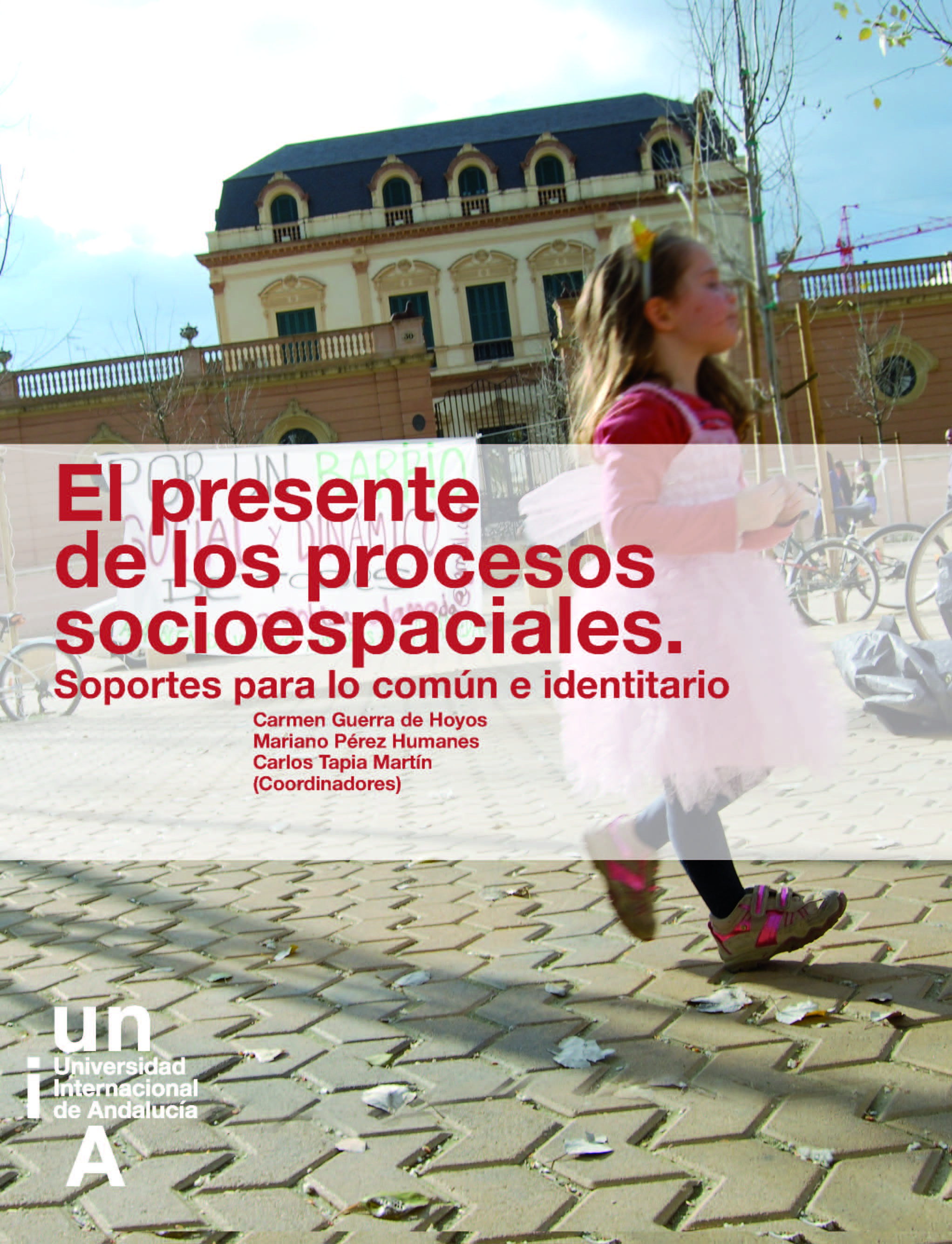 Ilustración de cubierta, imagen de una niña paseando delante de la Casa de las Sirenas en Sevilla