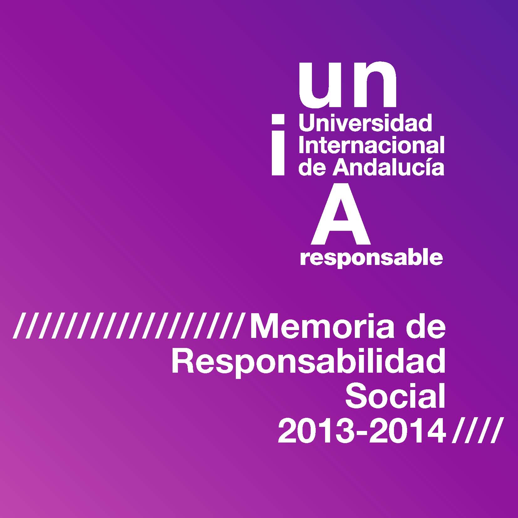 Memoria de Responsabilidad Social 2013-2014