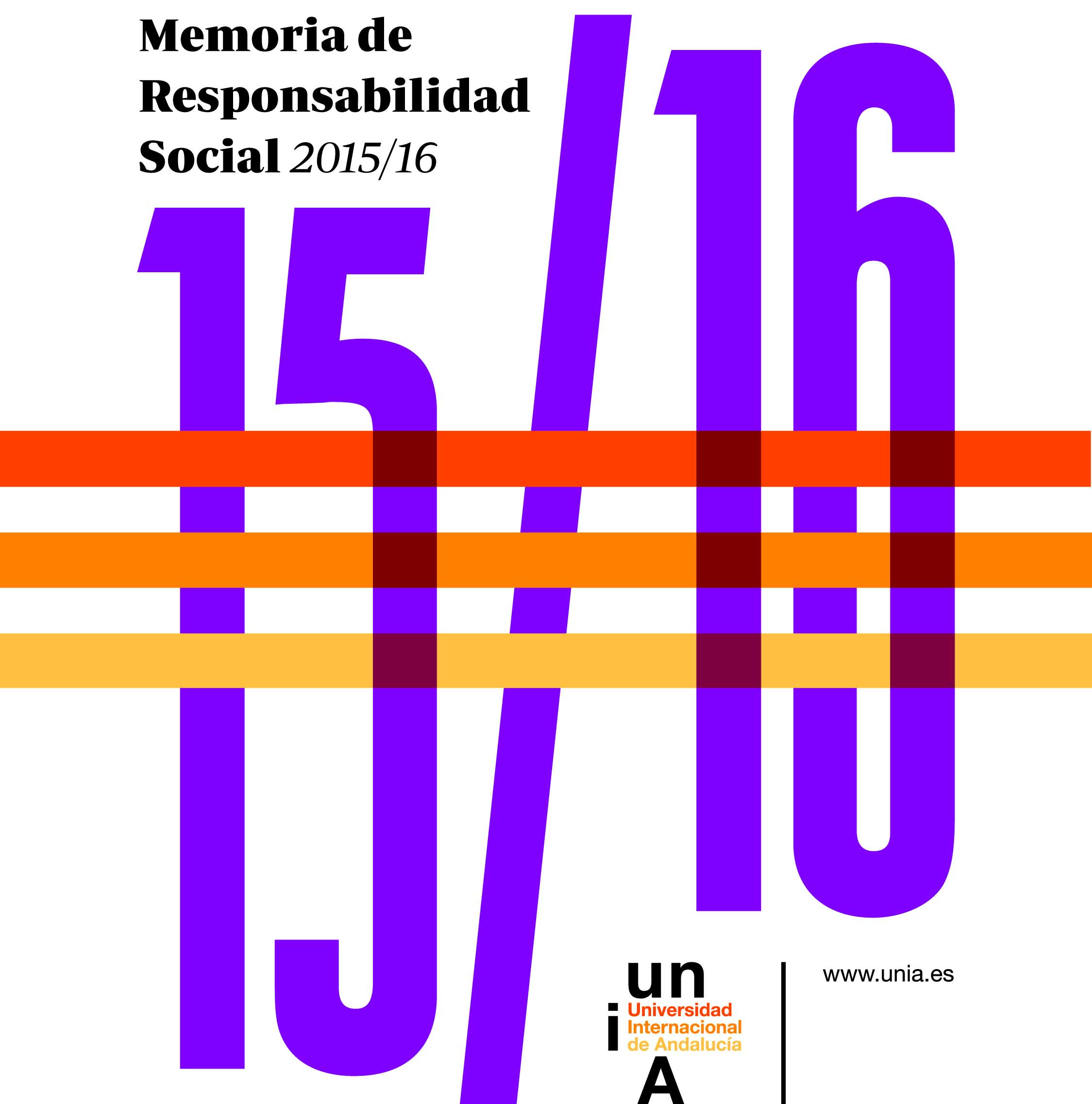 Memoria de Responsabilidad Social 2015-16