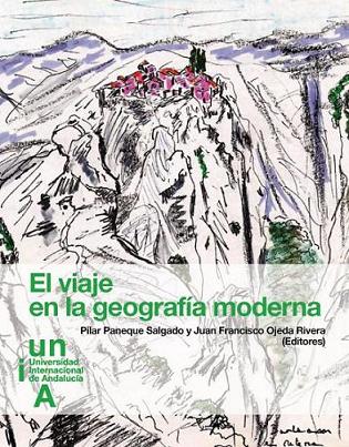 Ilustración de cubierta dibujo de un paisaje rural con pueblo al fondo