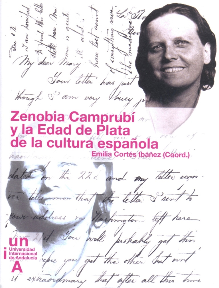 En la portada dos fotografías de Zenobia Camprubí sobre cartas manuscritas.