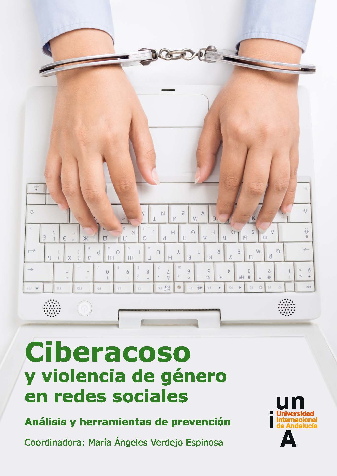 En portada, aparecen dos manos esposadas sobre un teclado de ordenado.r.