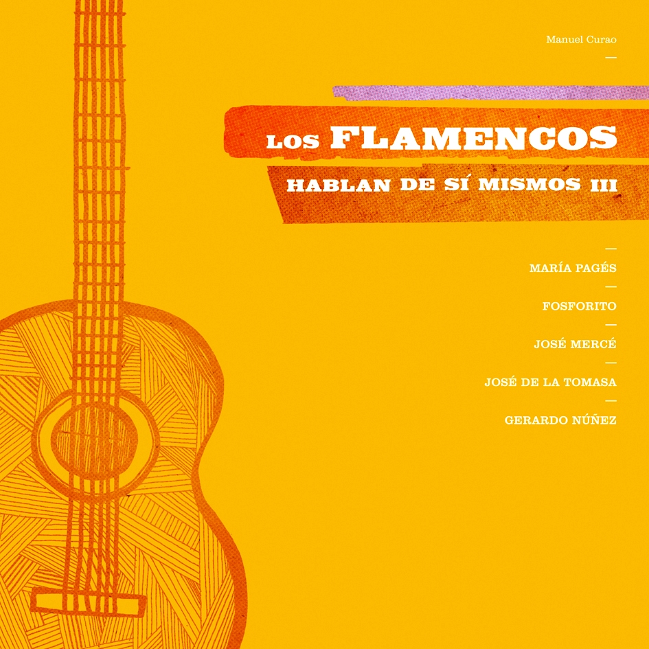 Ilustración de cubierta: Imagen de una guitarra española sobre fondo naranja