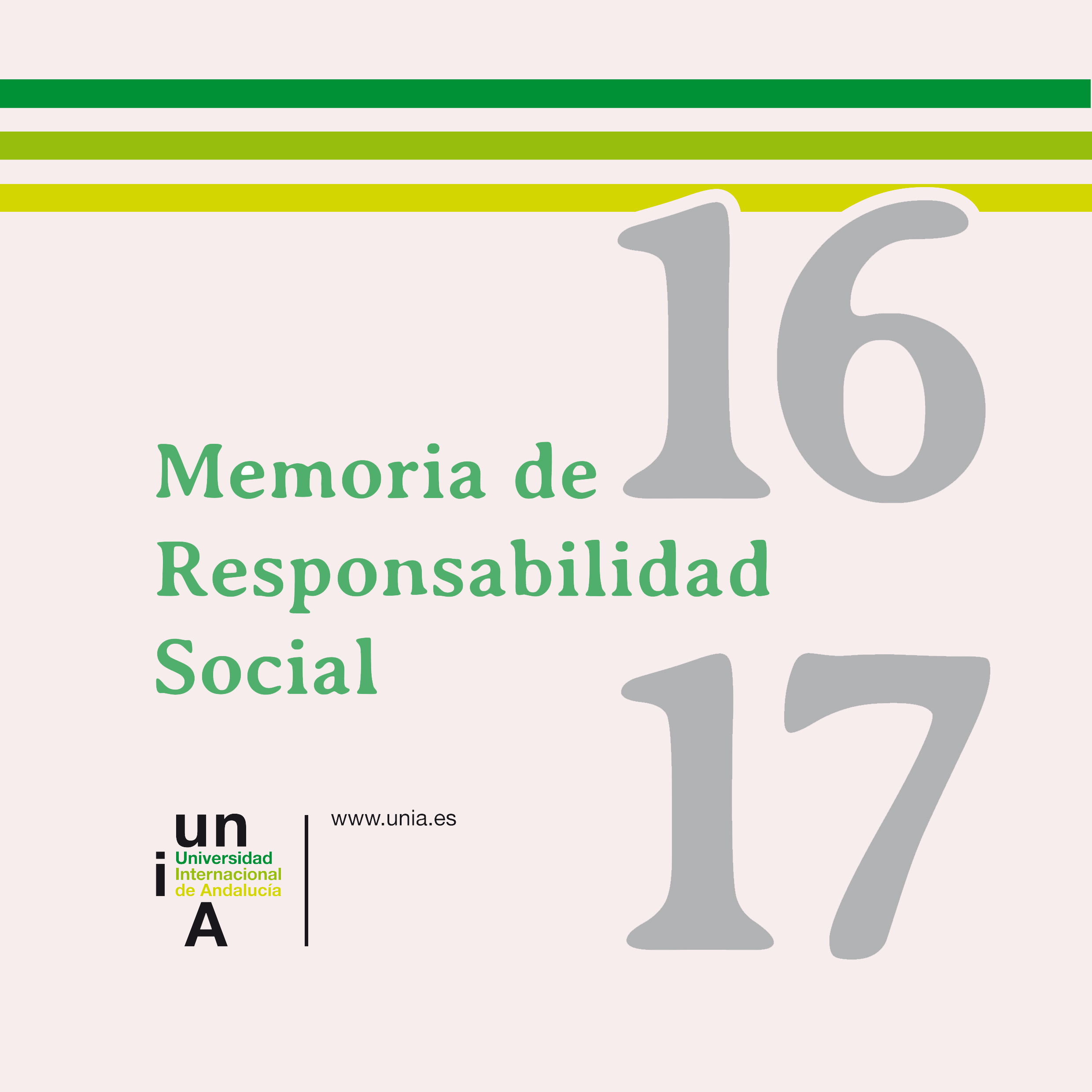Memoria de Responsabilidad Social 2016-17
