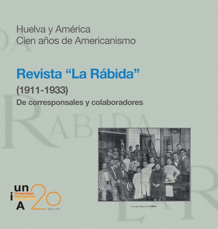 Cubierta con ilustración con fotografía de 1912 con los trabajadores de la revista y de la imprenta
