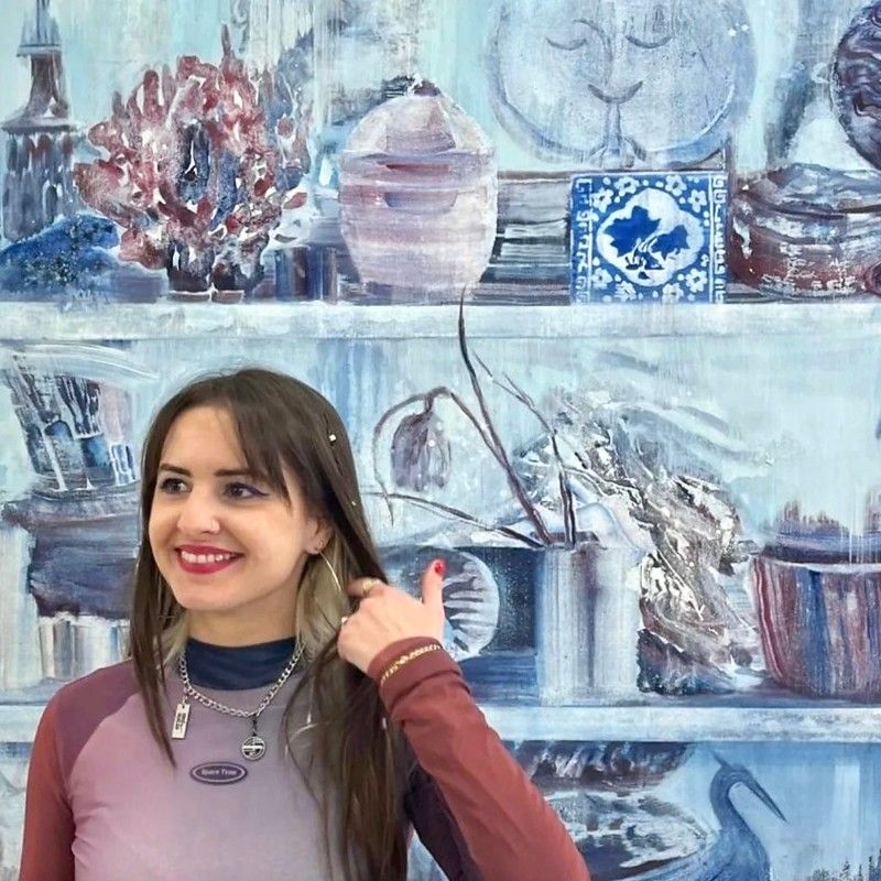 La artista Sheila Cañestro