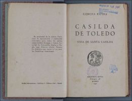 Casilda de Toledo: vida de Santa Casilda