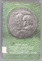 Estudios en homenaje a su primer rector y fundador de la Universidad Hispano-Americana Dr. Vicente Rodríguez Casado