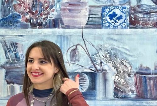 La artista Sheila Cañestro